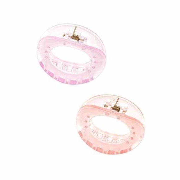 Ettika Clear Donut Hair Claw Set - Picture 1 of 2